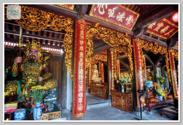 Kiến trúc bên trong Chùa Phật Tích