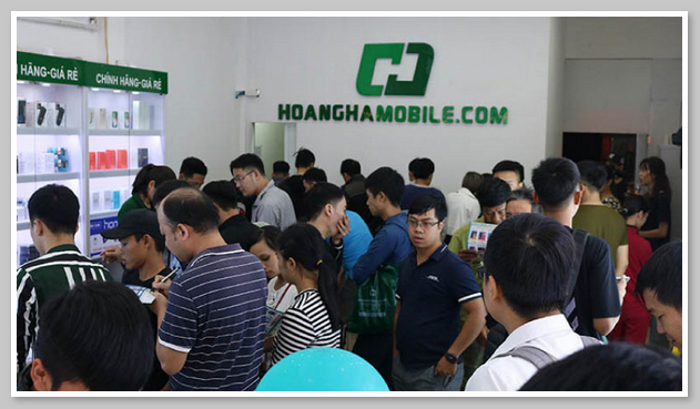 Hoàng Hà Mobile Bắc Ninh đông nghịt khách đến mua sắm 